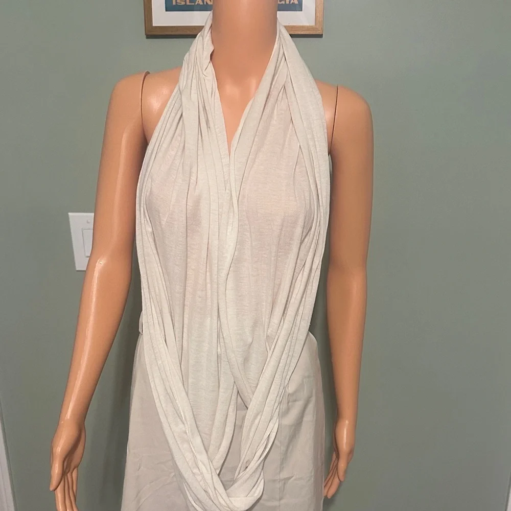 Chic Cream Wrap Scarf
